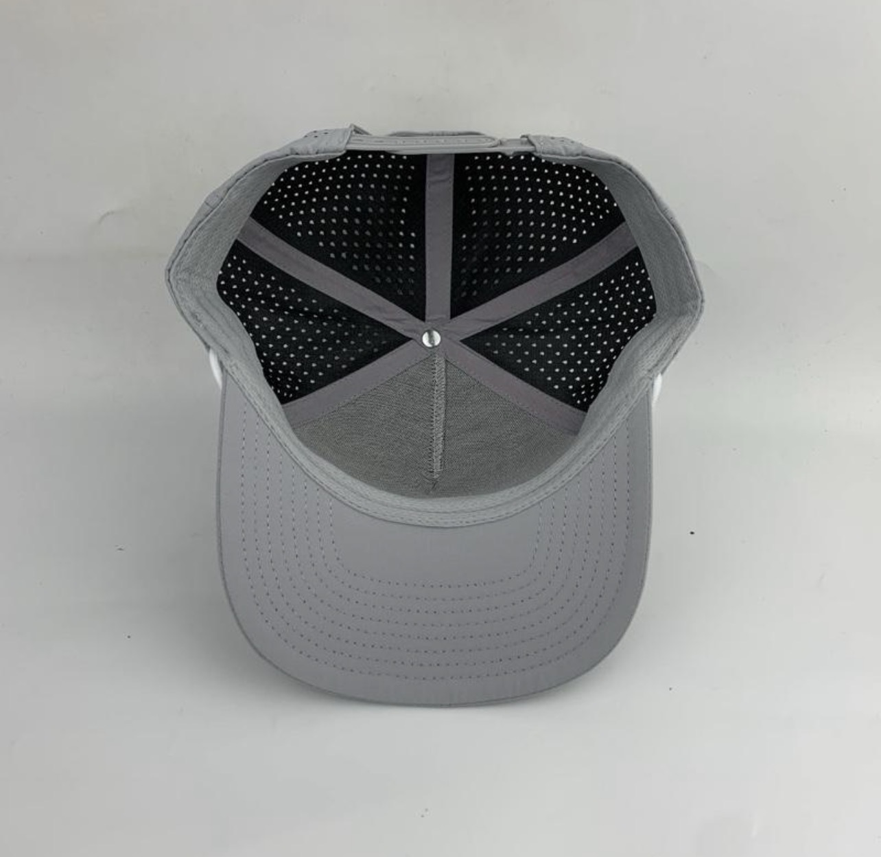 3 Under Par Co "Tap in Birdie" Edition Golf Hat Gray with Perforated Design and White Trim for Optimal Comfort view 7