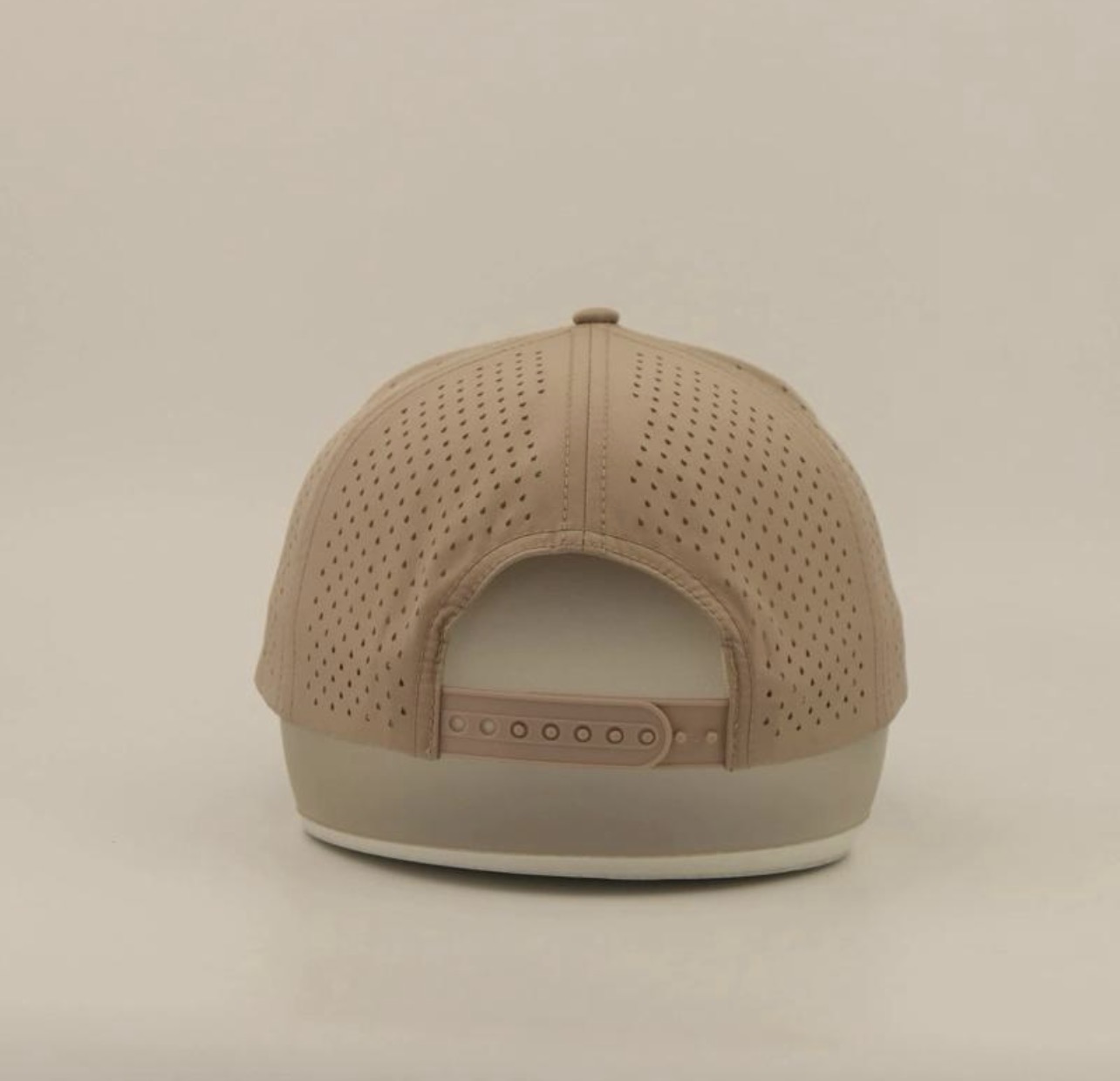 3 Under Par Co "Tap in Birdie" Edition Golf Hat - 2 Tone Black/Tan with Perforated Design and Black Trim view 5