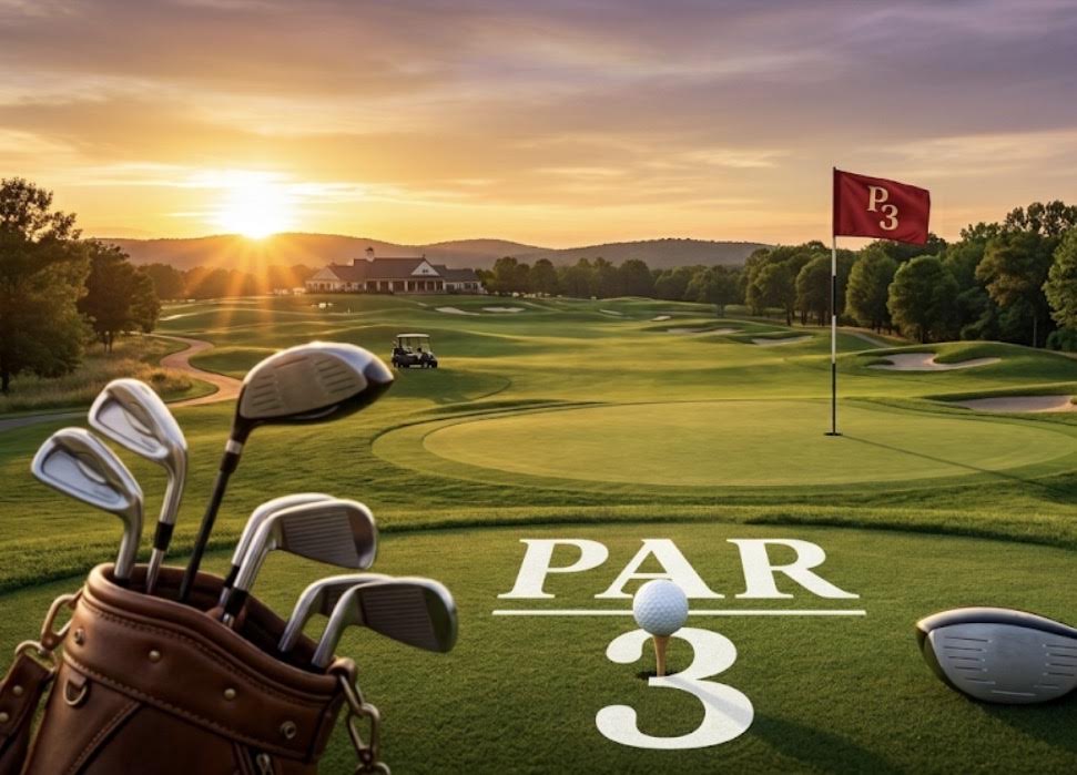 3 UNDER PAR edition golf cap